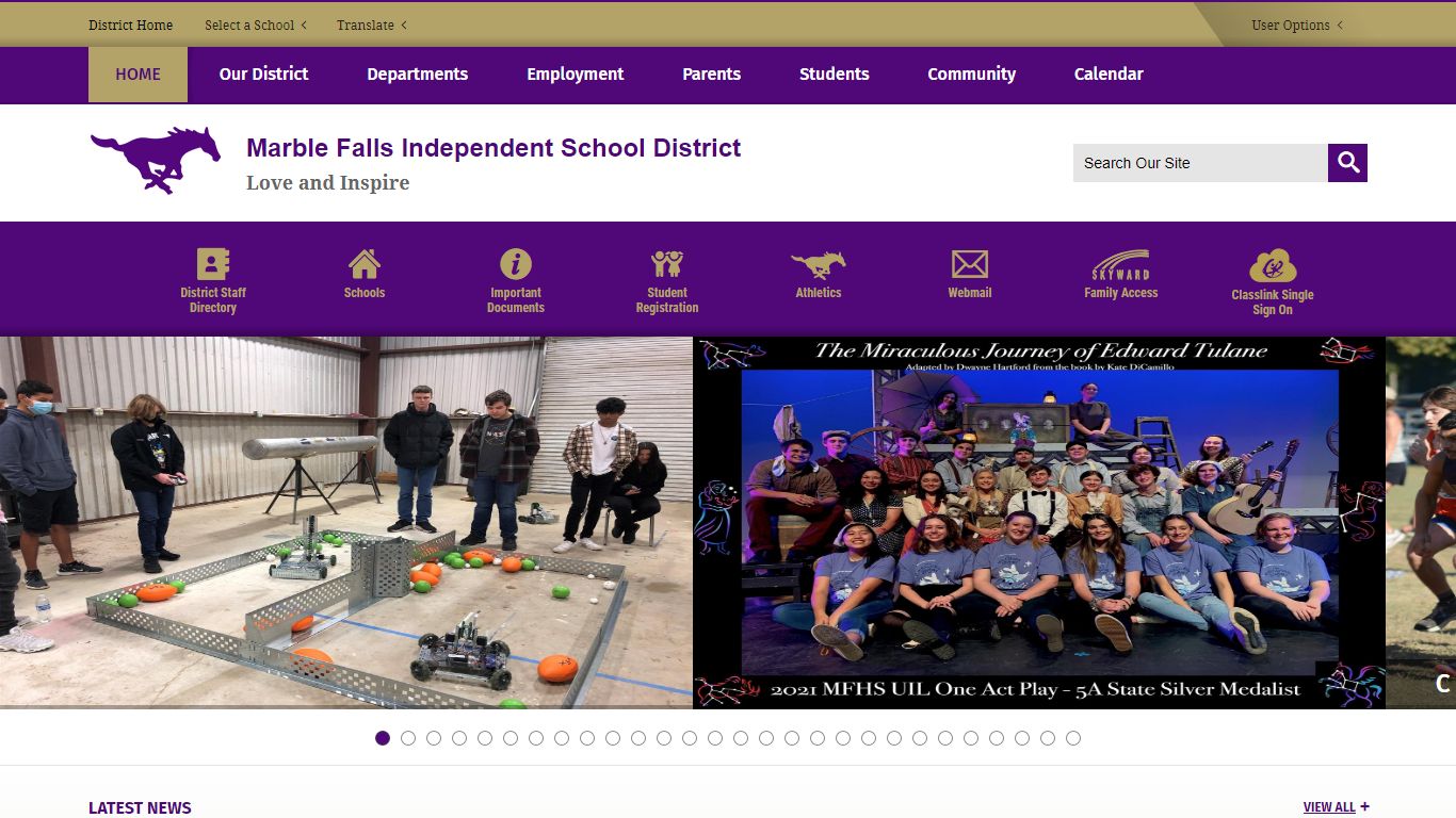 Marble Falls Independent School District / Homepage